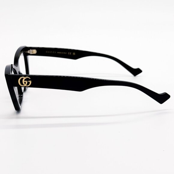 NEW GUCCI GG1334O 001 EYEGLASSES WOMEN BLACK CAT EYE EYEWEAR GUCCI - Picture 6 of 12